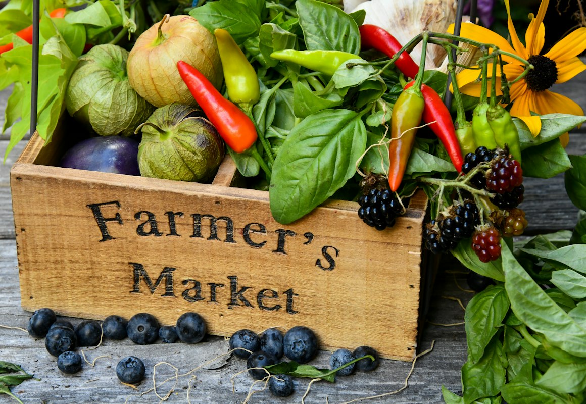 Légumes frais lavés correctement